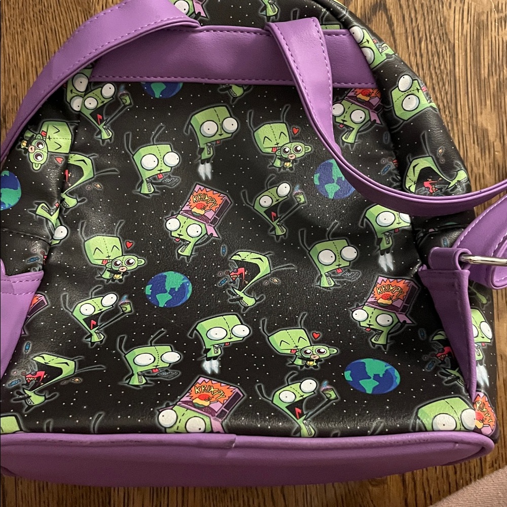 Loungefly Invader Zim GIR Collage T.V. Mini Backpack - Picture 5 of 13